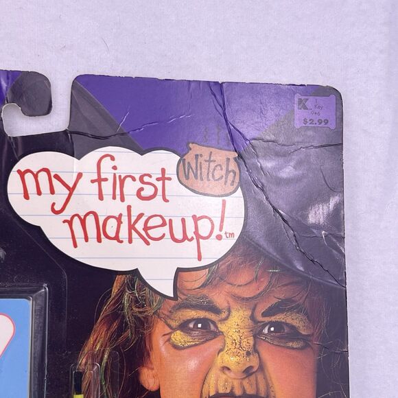 1995 Vintage Halloween Costume My First Witch/Ghost Makeup Hair Imagineering - Picture 6 of 16